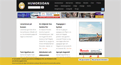 Desktop Screenshot of humor-sidan.se